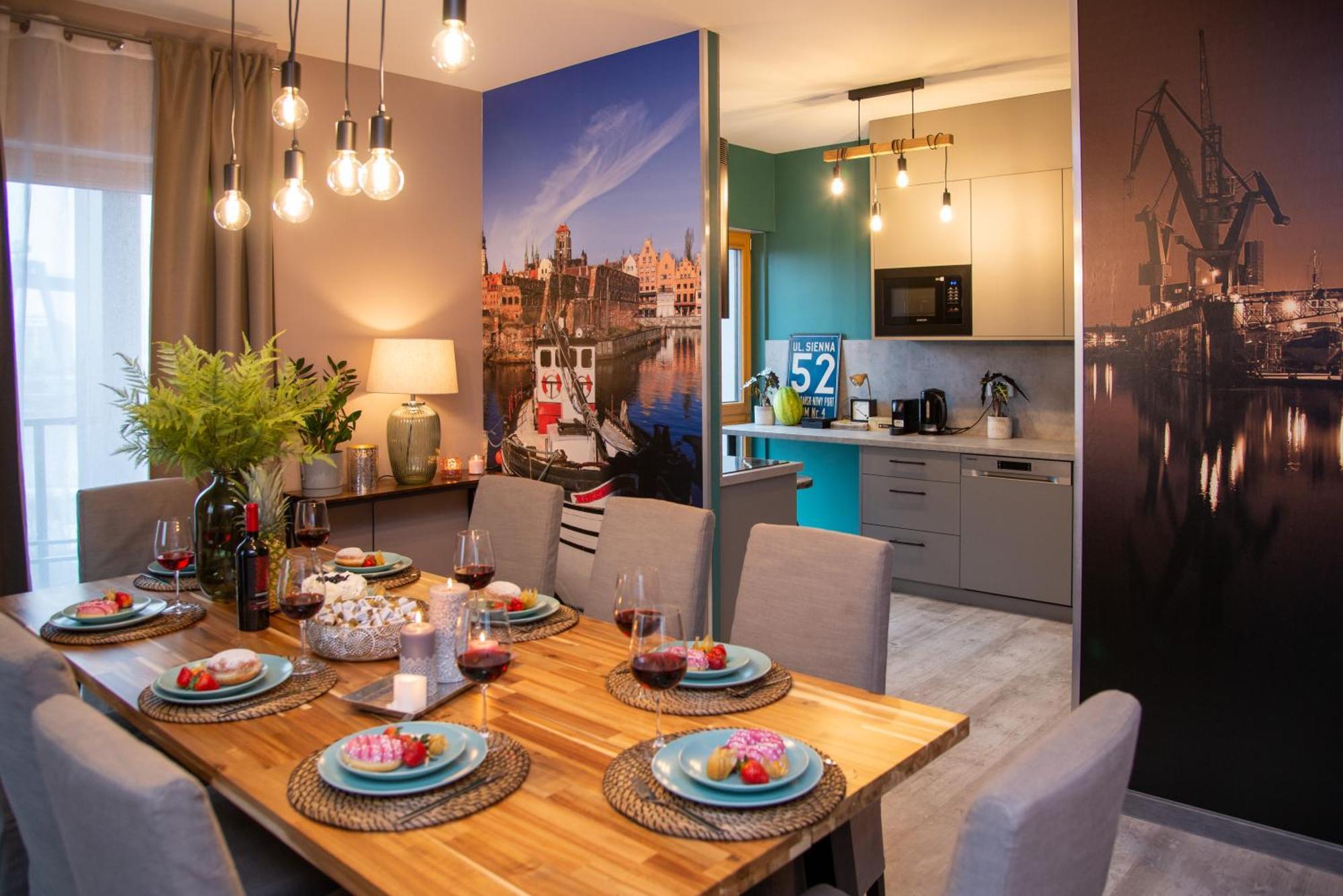 Premium 4 Rooms Apartment 그단스크 외부 사진