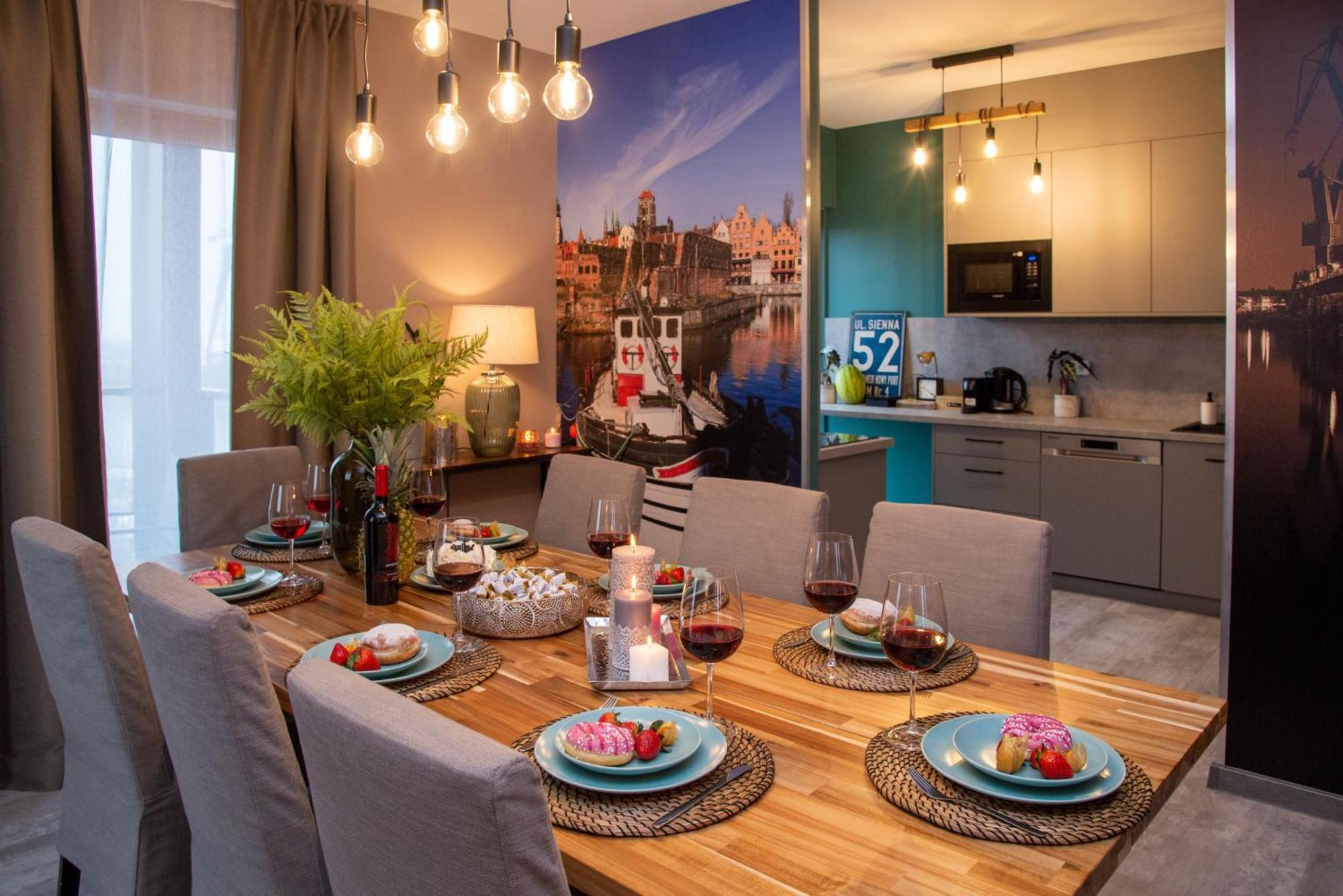 Premium 4 Rooms Apartment 그단스크 외부 사진