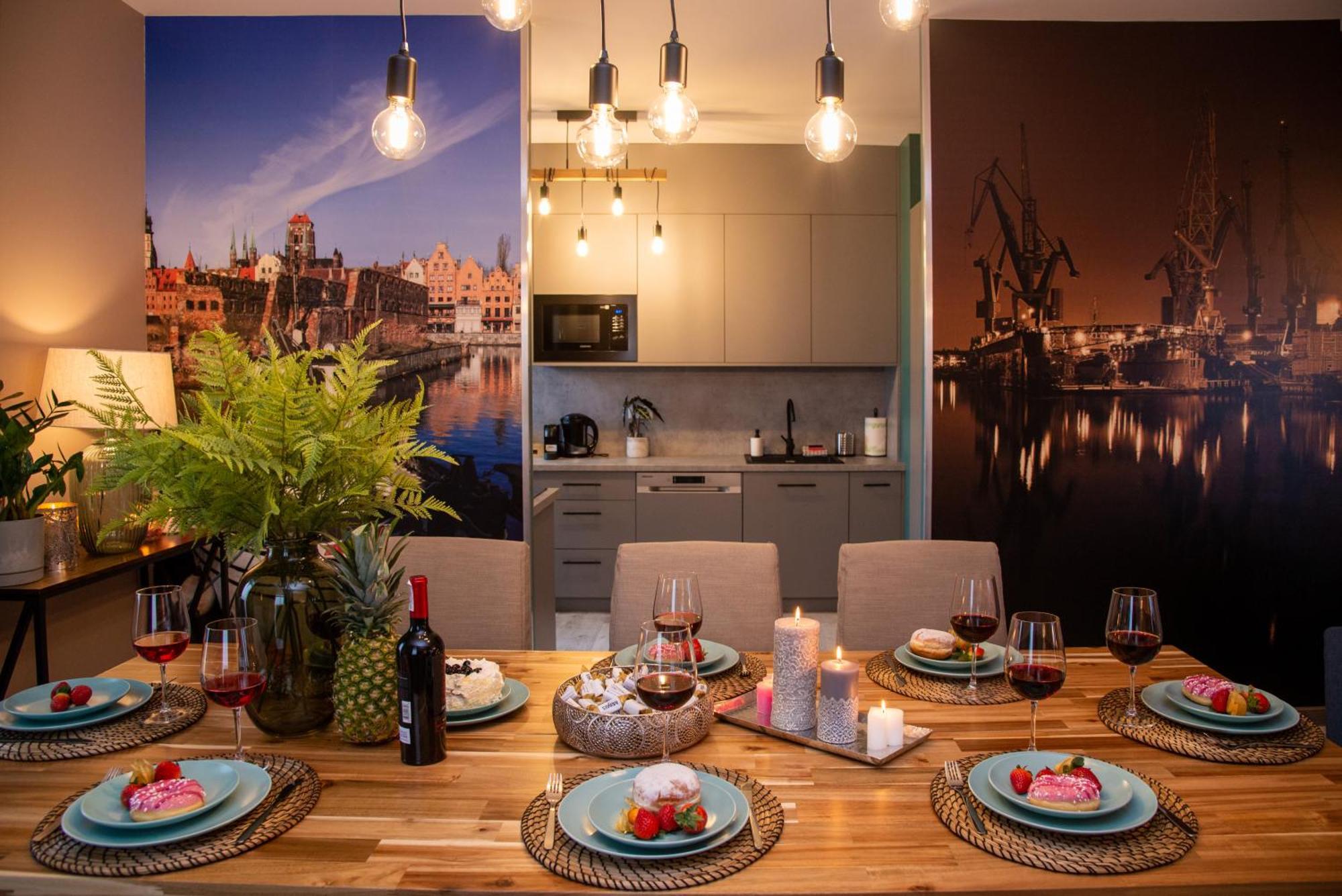 Premium 4 Rooms Apartment 그단스크 외부 사진
